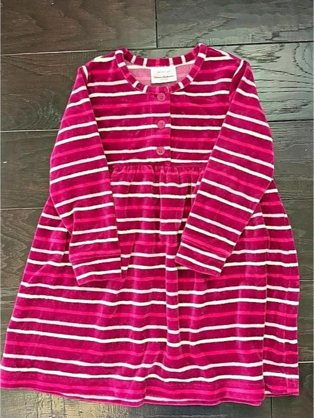 Hanna Andersson Striped dress in Pink & White Size 4
